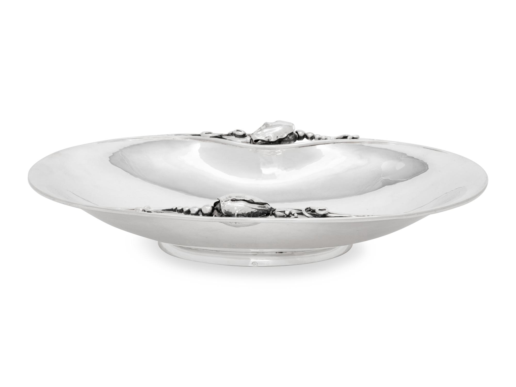 A Georg Jensen Blossom Silver Bowl
