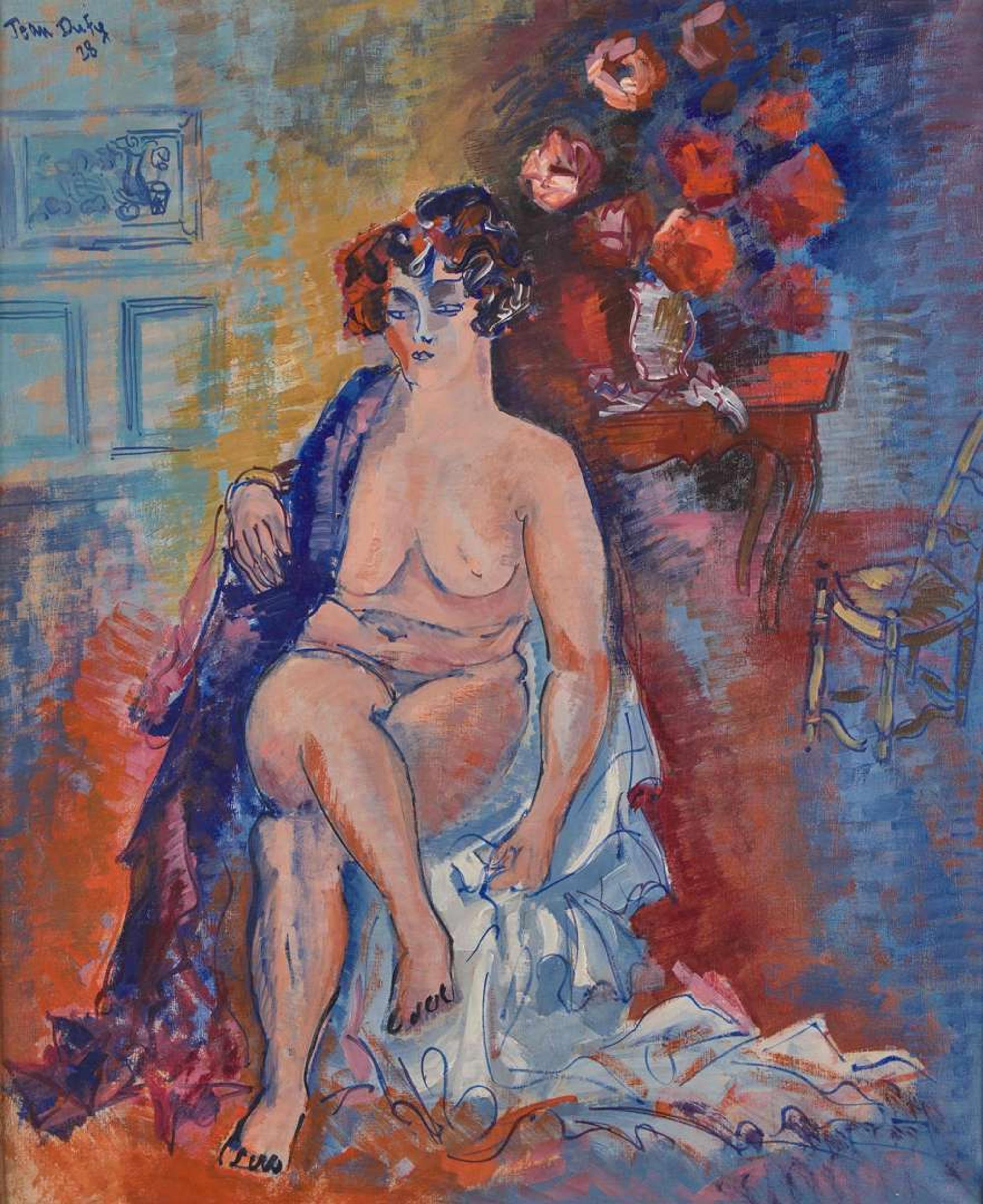 Jean Dufy (French, 1888–1964) - Nu dans l'Atelier
