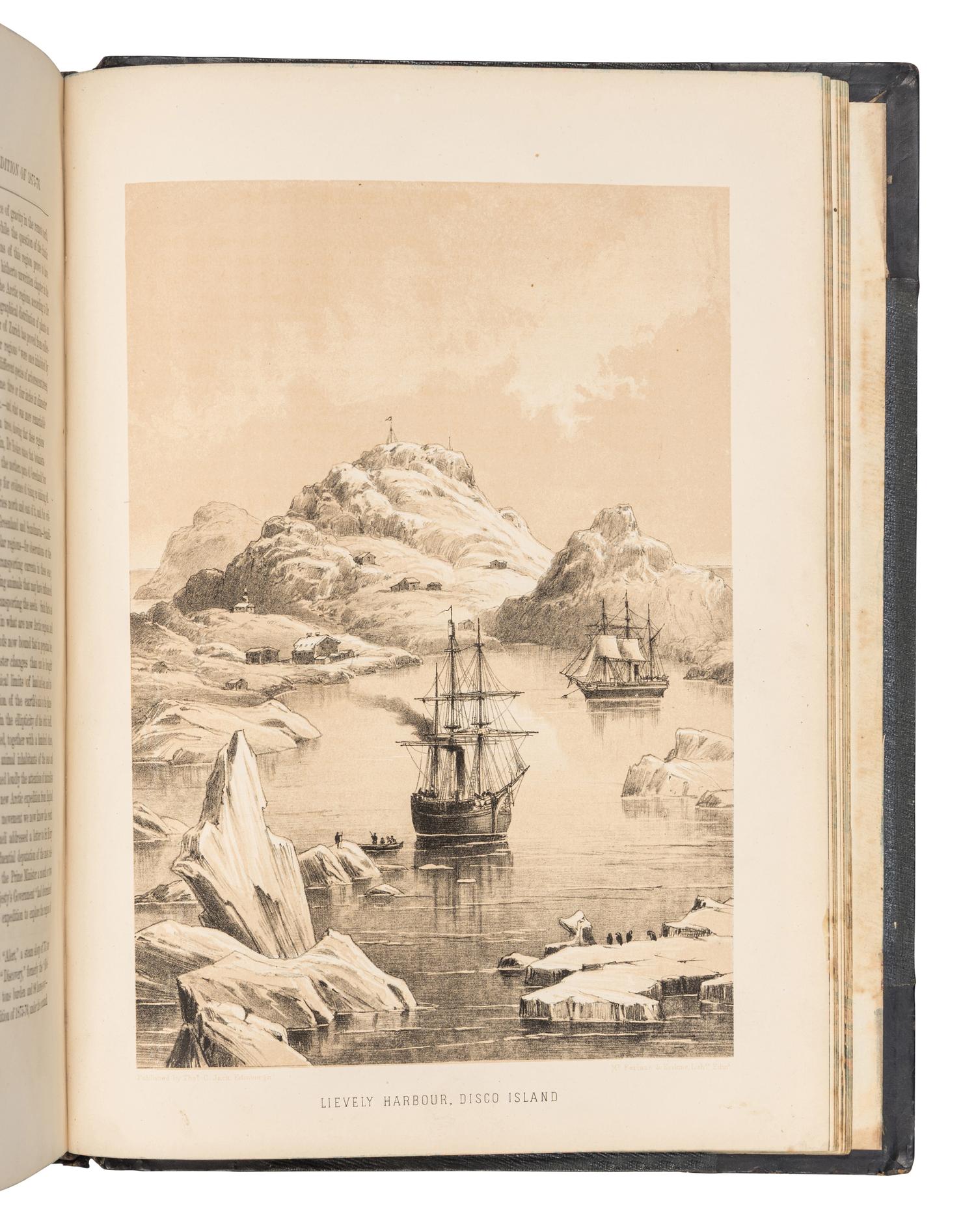 SMITH, David Murray (1865-1952). Arctic Expeditions from British and Foreign Shores from the Earliest Times to the Expedition of 1875-76 . Edinburgh: Thomas C. Jack, Grange Publishing Works, 1877.