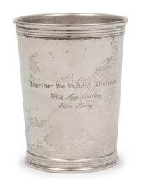 A Kerry Edwards 2004 Campaign Silver Commemorative Julep Cup