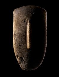 A Large Cycladic Marble Head