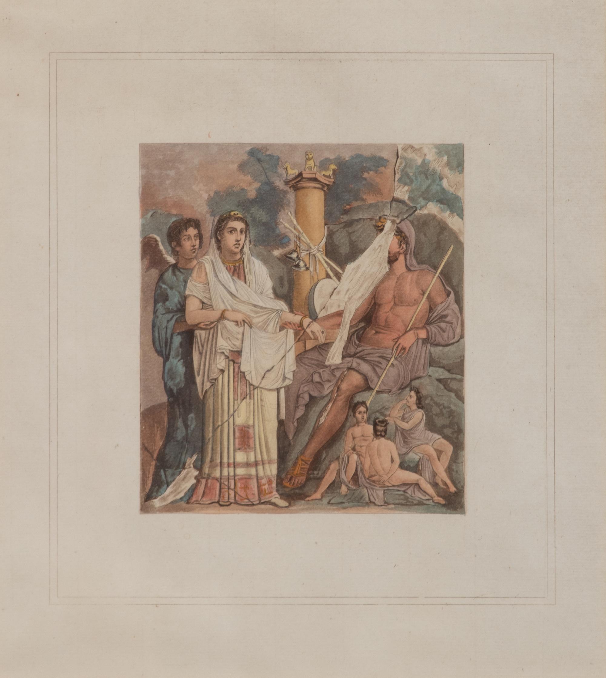 A Collection of Hand-Colored Engravings by Jules Frederic Bouchet Framed 20 3/4 x 16 3/4 inches. — (French, 1799-1860)