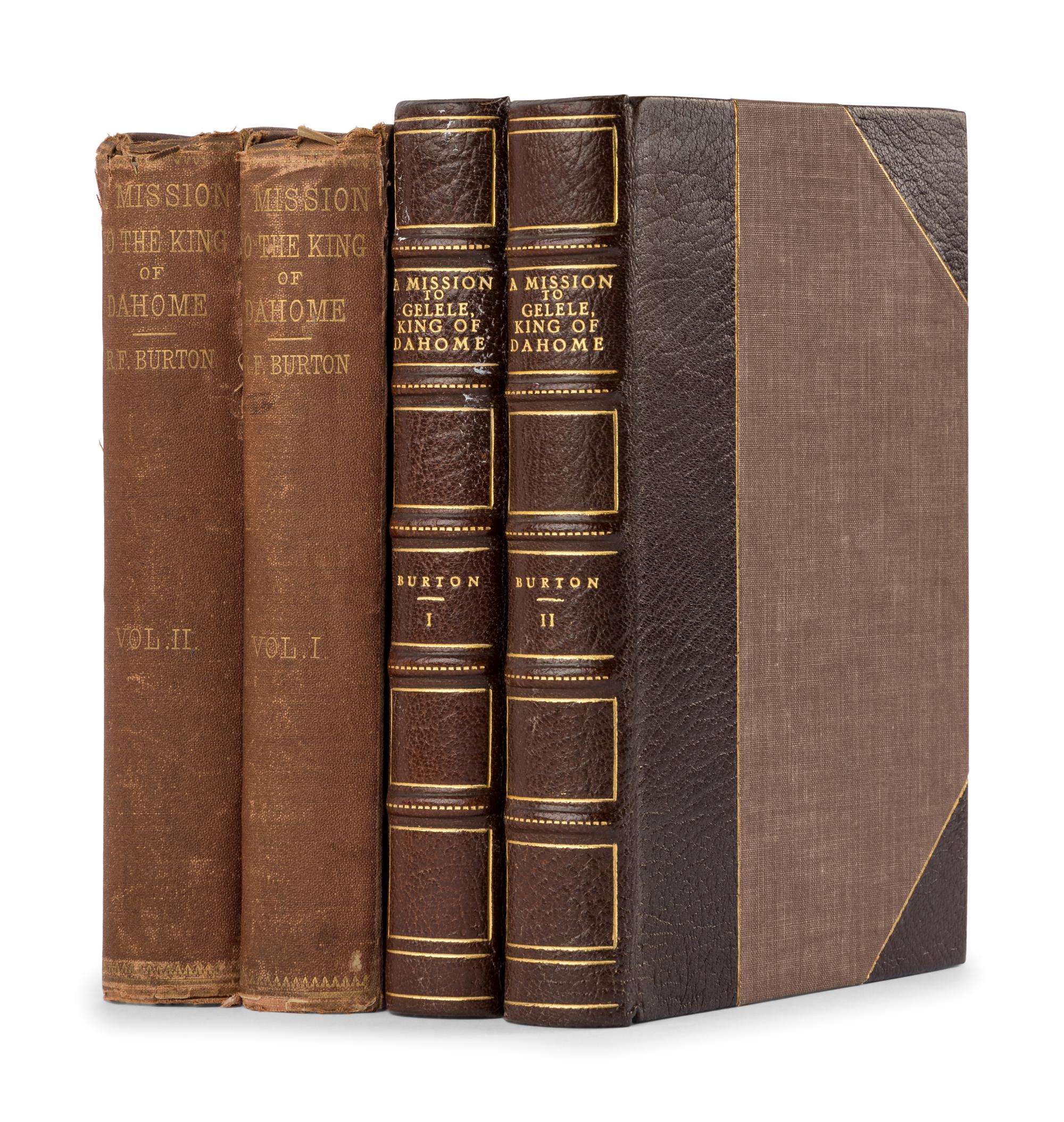 BURTON, Richard Francis, Sir (1821-1890). A Mission to Gelele, King of Dahome. London: Tinsley Brothers, 1864.