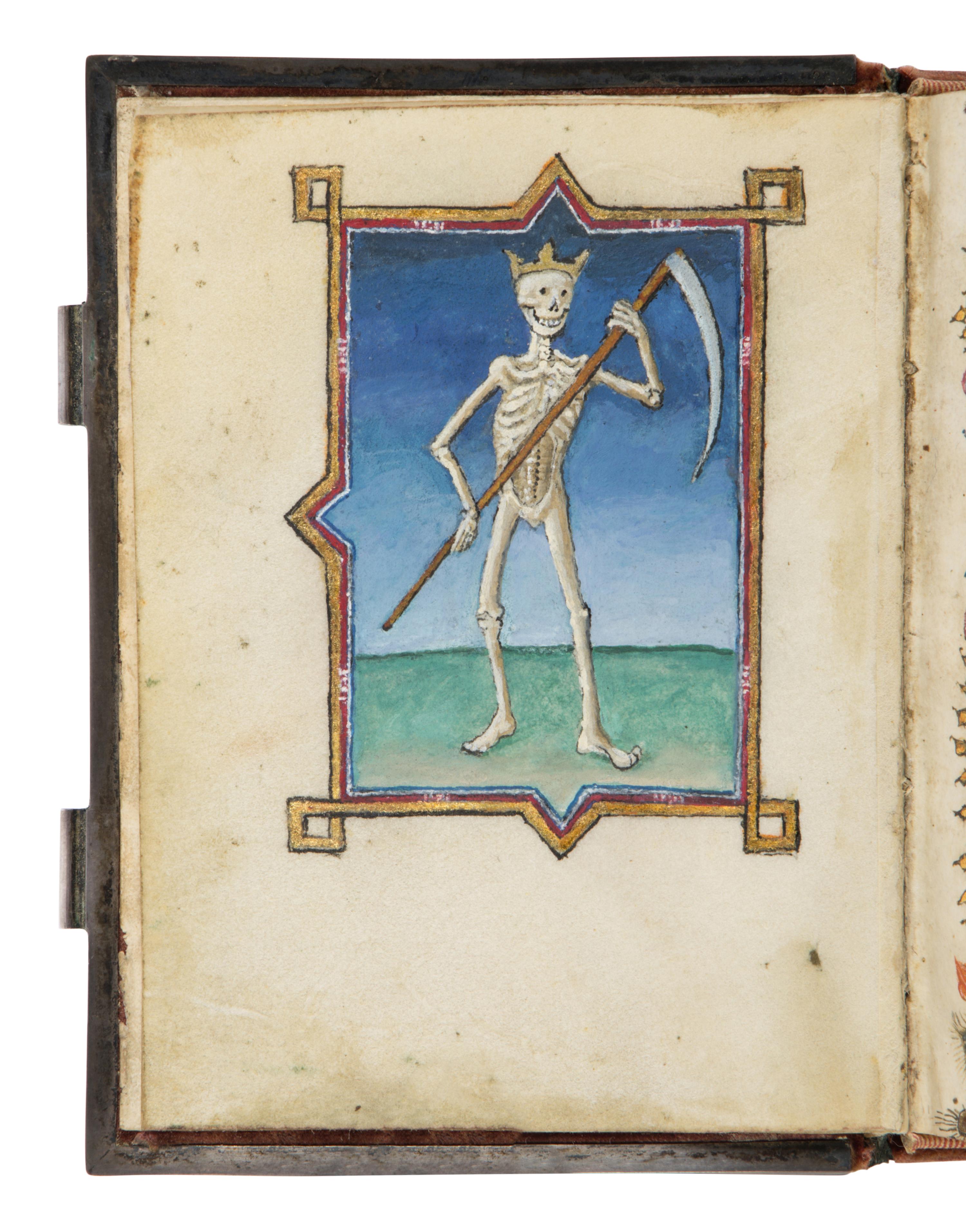 MASTER OF ISABELLA DI CHIAROMONTE (Naples, active 1455-1469) and NETHERLANDISH ILLUMINATOR (?) Book of Hours (fragment), in Latin and Catalan, illuminated manuscript on parchment [Italy, Naples, c. 1460]