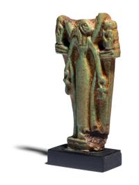 An Egyptian Faience Plaque with Sekhmet