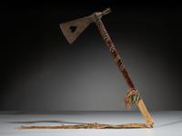 Northern Arapaho Tacked Pipe Tomahawk