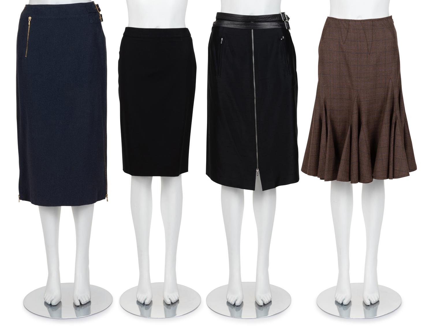 Four Christian Dior Skirts, 1990-2000s
