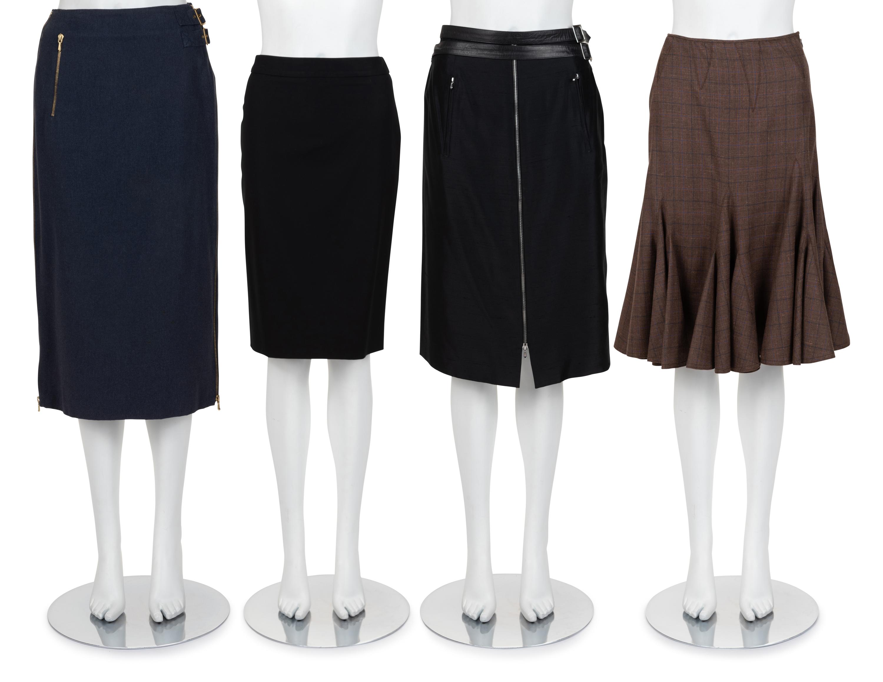Four Christian Dior Skirts, 1990-2000s