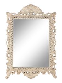 An ltalian White-Painted Mirror