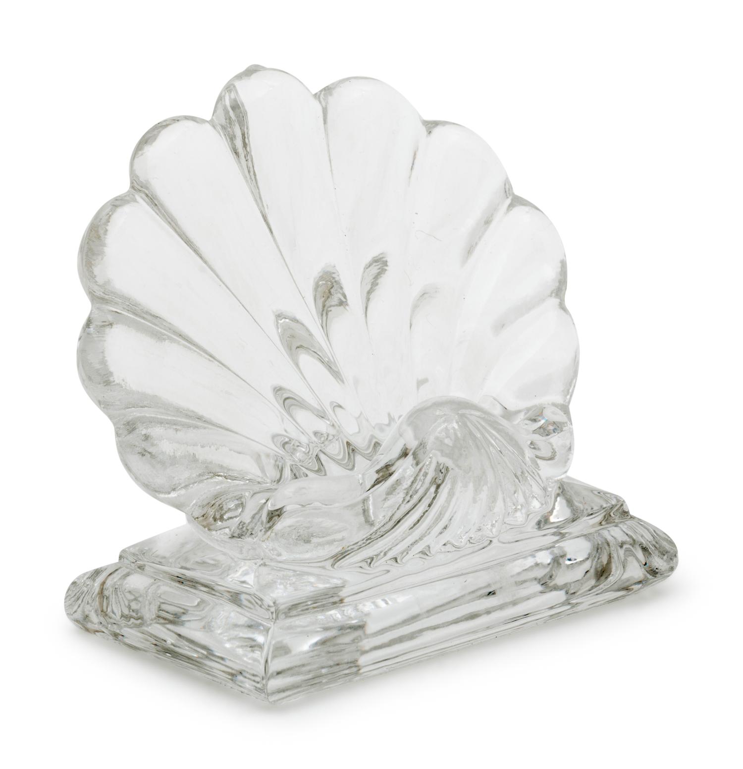 27 Baccarat Crystal Shell Motif Place Card Holders