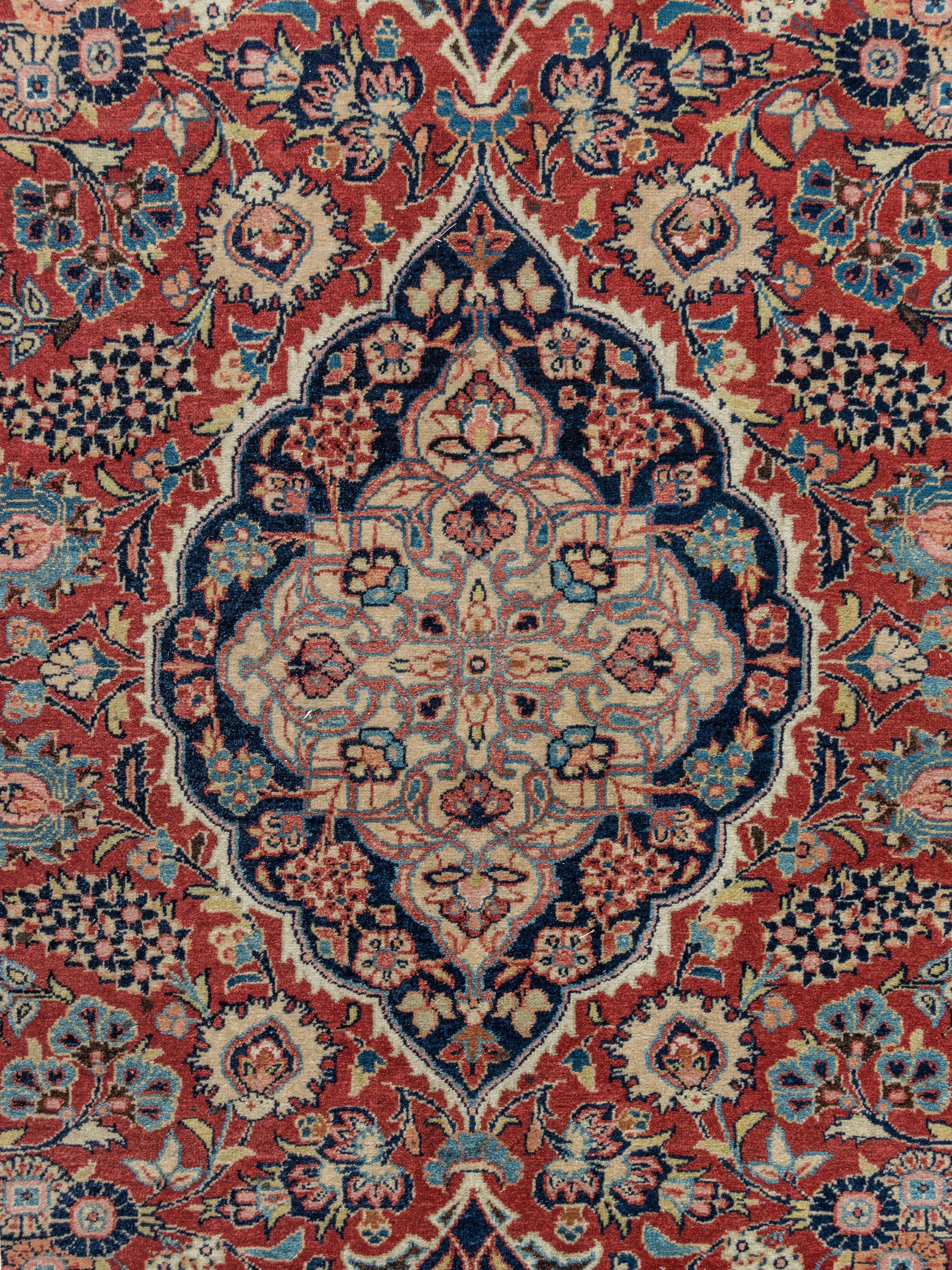 A Kashan Wool Rug