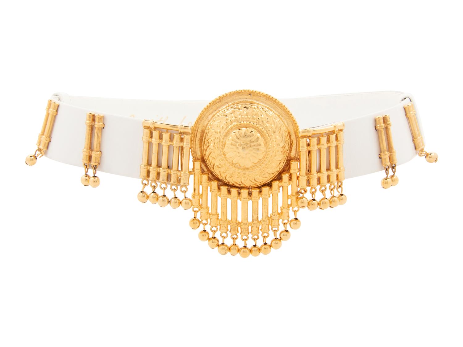 Four Judith Leiber Belts