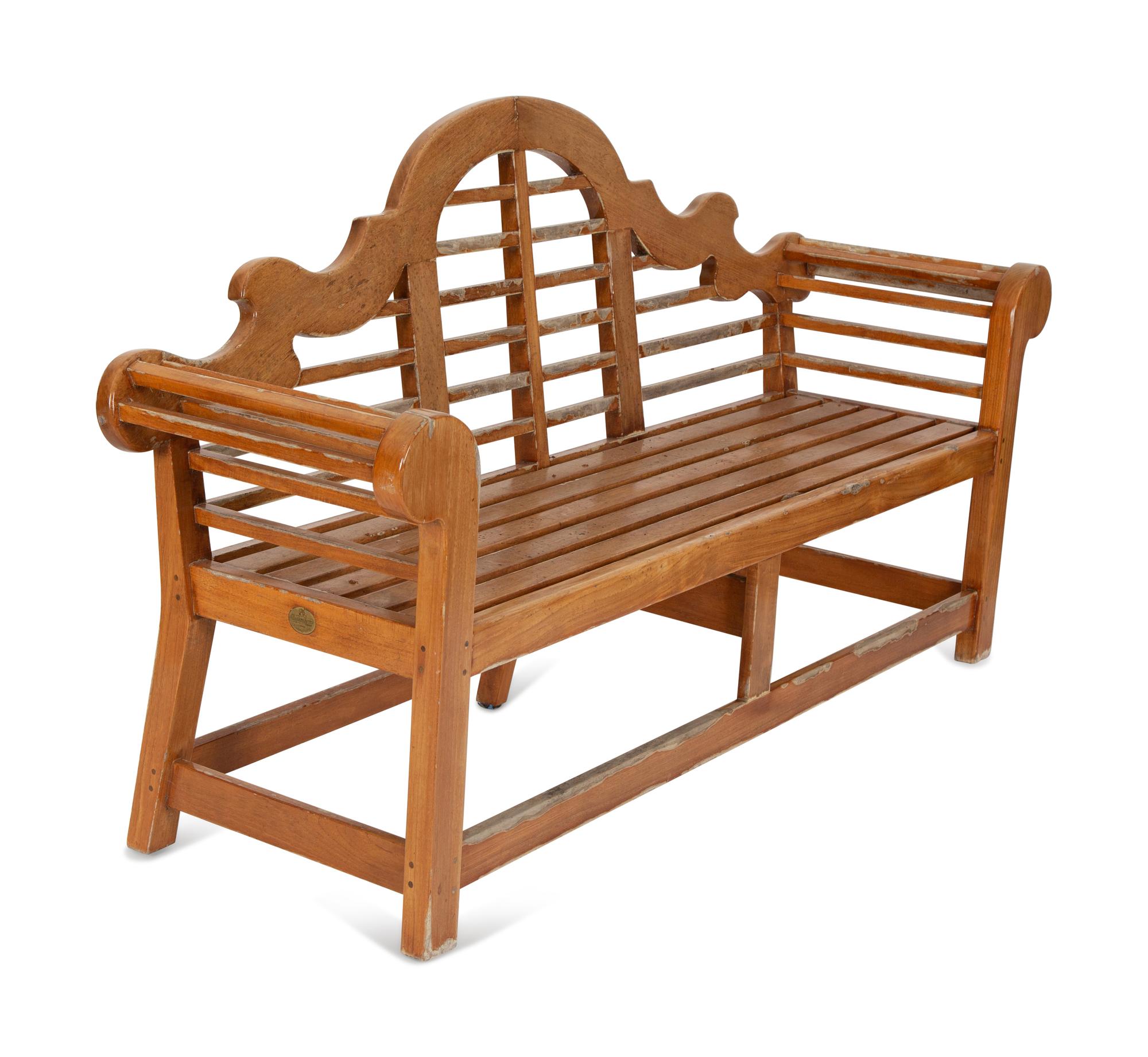 A Pair of Lutyen's Style Garden Benches — 20th Century