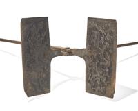 A Group of Five Wrought Iron Waffle Irons, French and Flemish, Late 18th and 19th Century