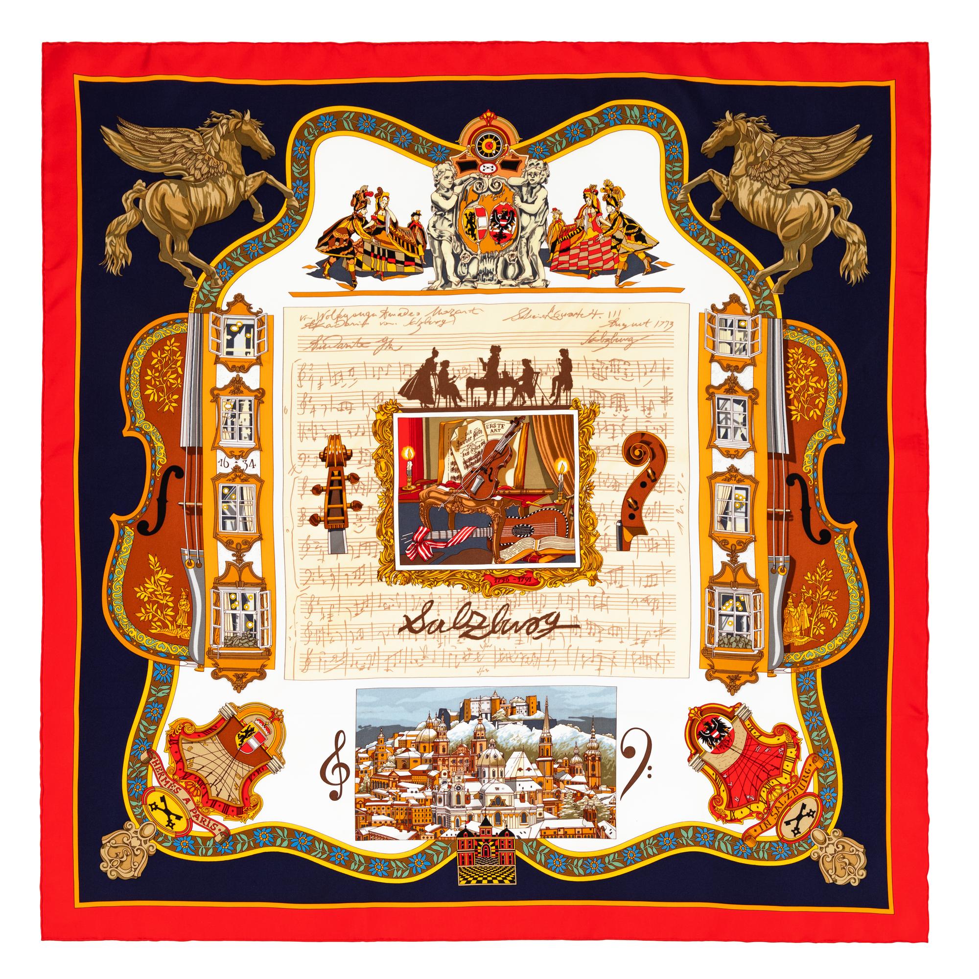 Hermès 90cm Silk Scarf