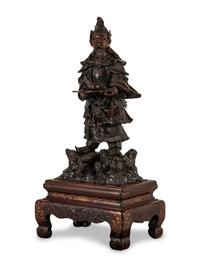 An Impressive Japanese Bronze Figure of Ryujin, Meiji Period 日本明治時代 銅雕龍神巨像