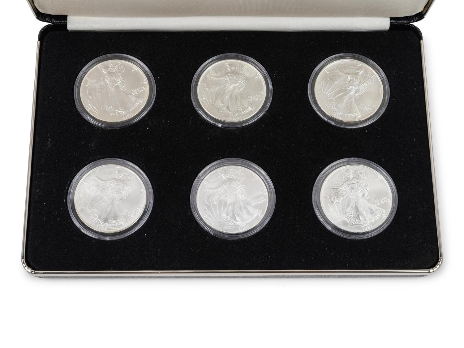 A Set of Six American Coins