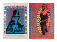 [MUSIC] -- [POSTERS]. MOUSE, Stanley, RENICK, Steve, MOSCOSO, Victor, and LANDSDOWN, Ned, artists. A group of 8 Family Dog posters from 1966, comprising: