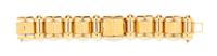 A Retro 18 Karat Two Tone Gold Surprise Wristwatch, Gübelin, 103.60 dwts.