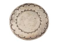 Navajo Stamped Silver Dishes