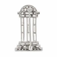 Art Deco, French, Diamond and Platinum Architectural Brooch