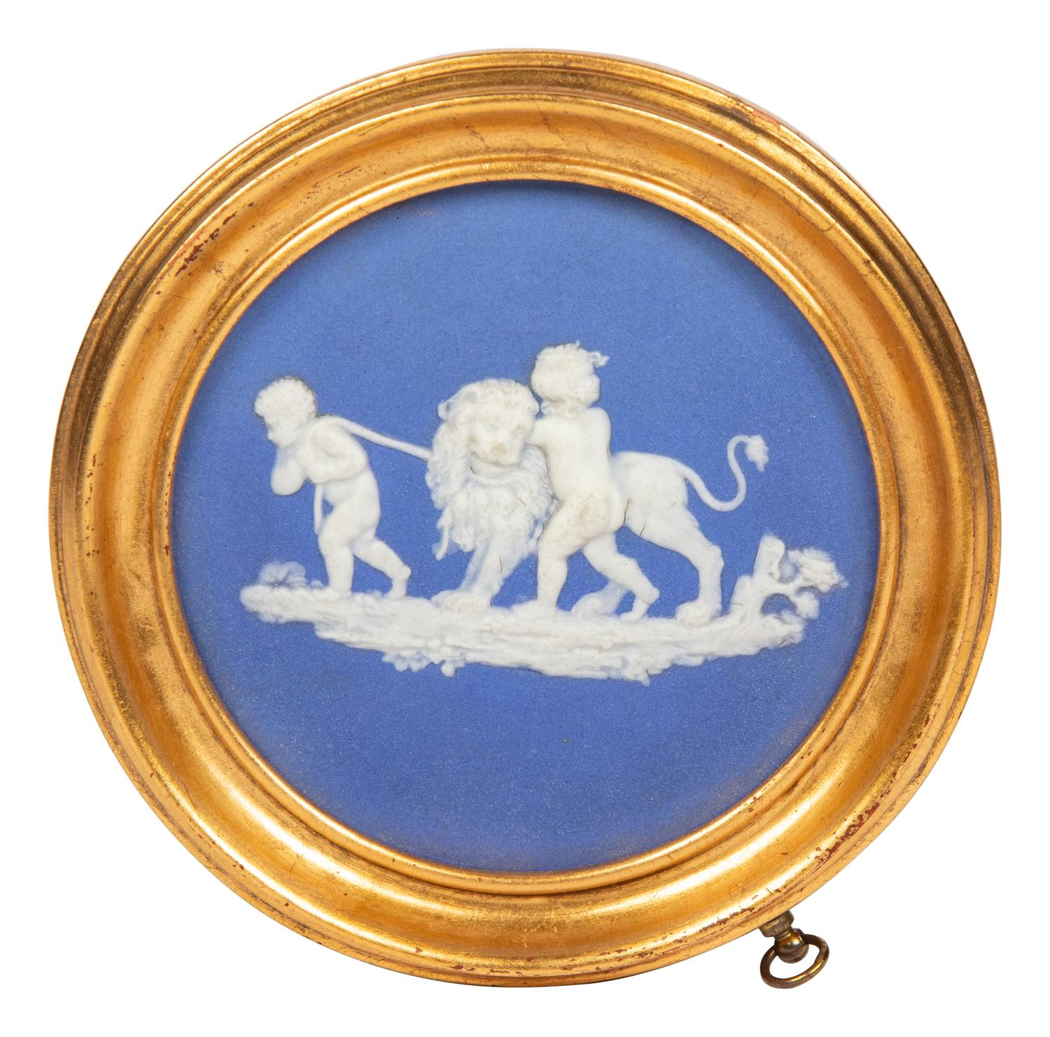 An English Jasperware Plaque