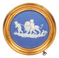 An English Jasperware Plaque