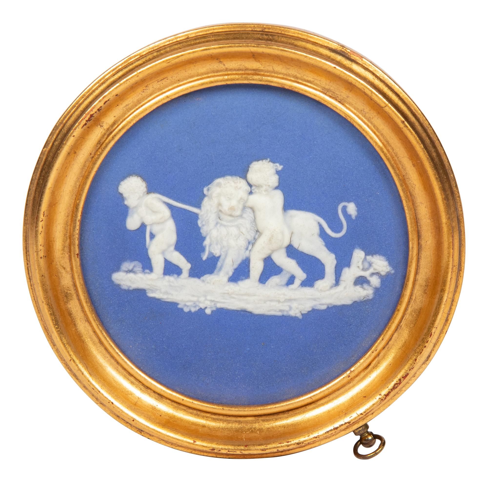 An English Jasperware Plaque