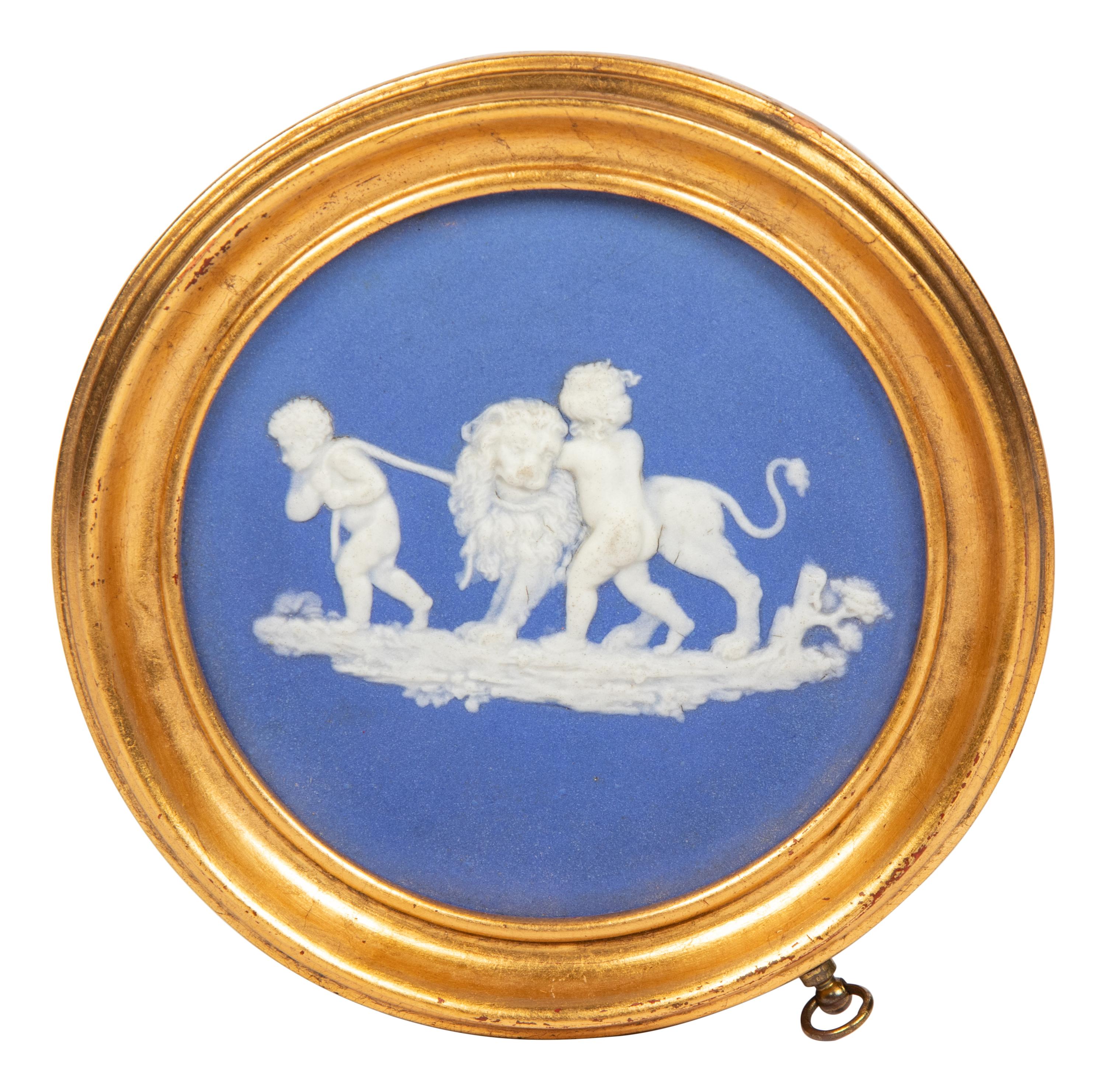 An English Jasperware Plaque