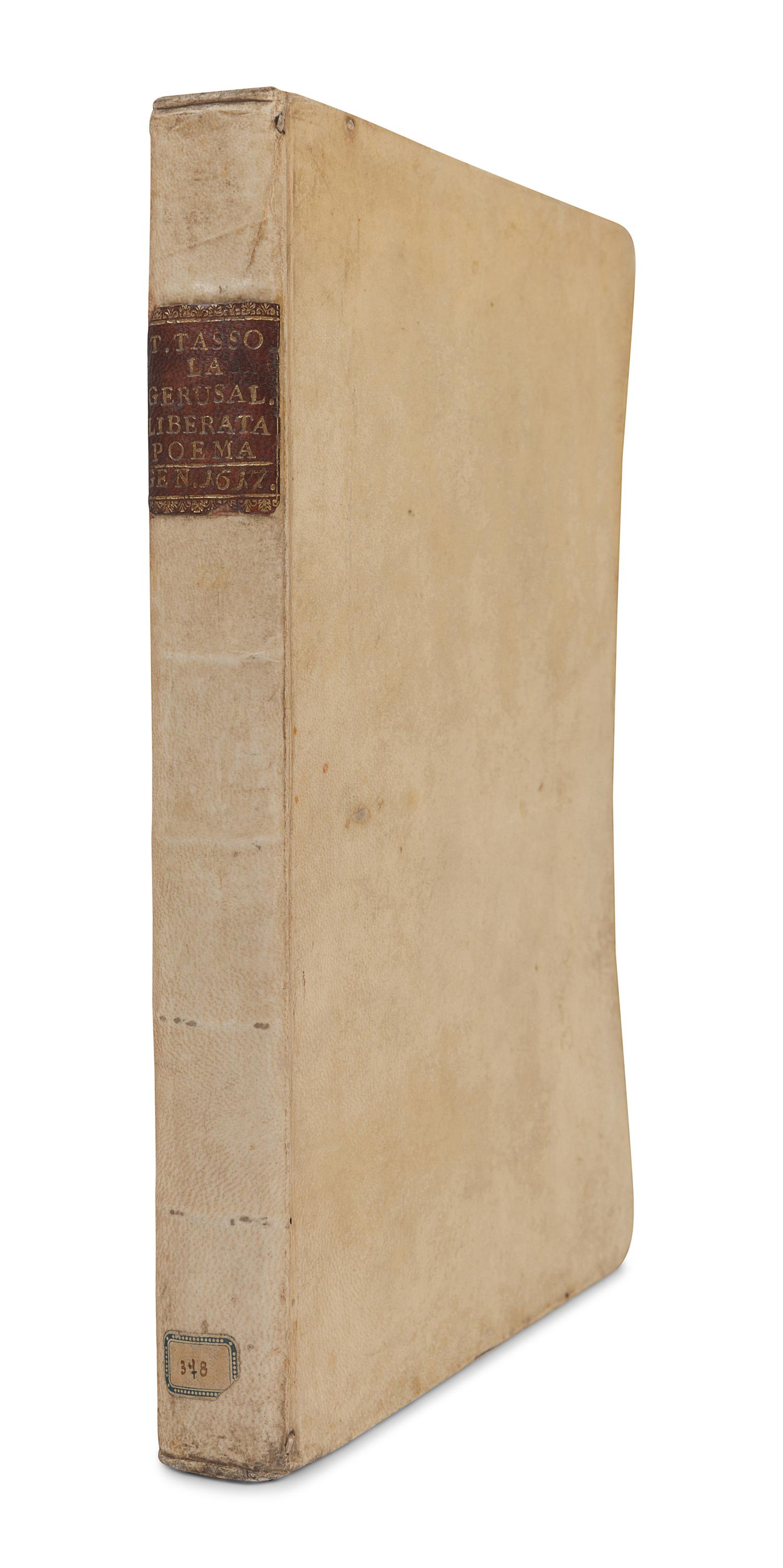 TASSO, Torquato (1544-1595). La Gerusalemme liberata. Genoa: Giuseppe Pavoni, 1617.