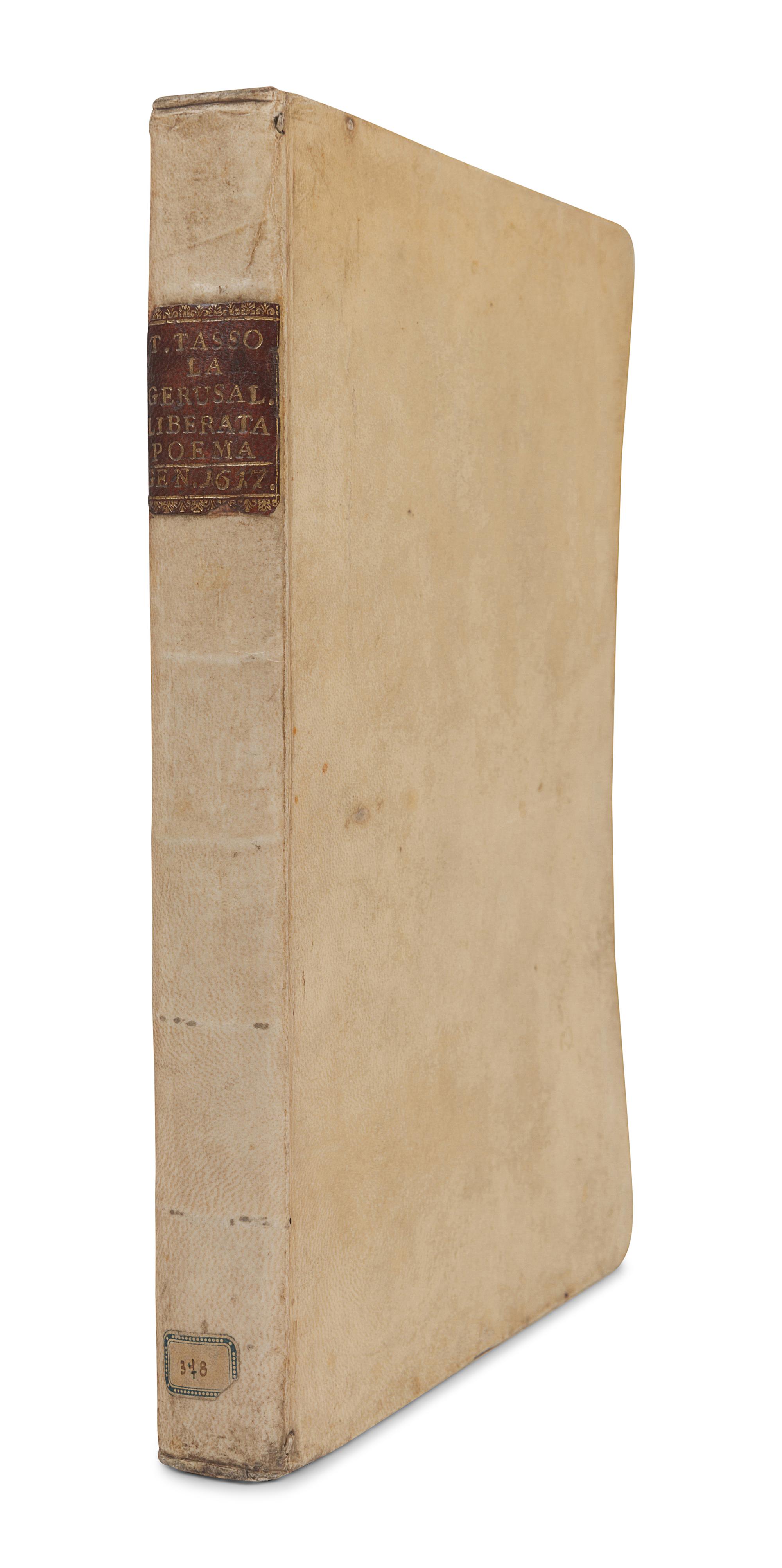 TASSO, Torquato (1544-1595). La Gerusalemme liberata. Genoa: Giuseppe Pavoni, 1617.
