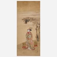 Yanagi Buncho 日本六开屏风 (Japanese b.1764-d.1801)