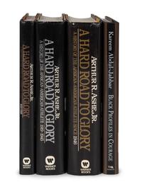 A Group of Four Books on African-American History Authored and Signed by Kareem Abdul-Jabbar and Arthur Ashe,