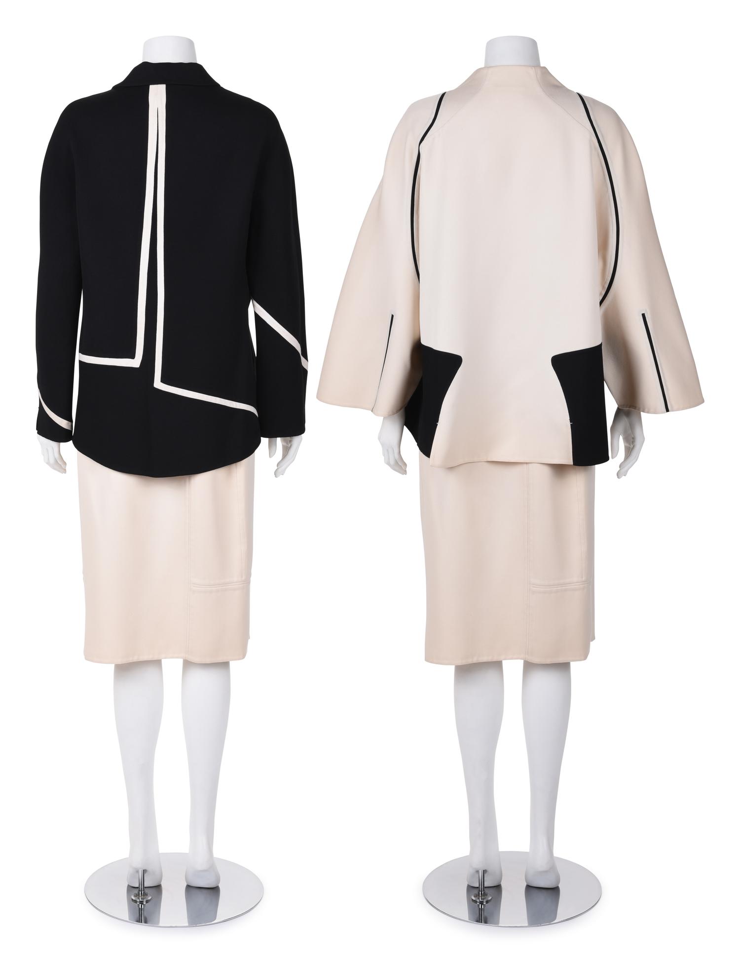 Three Ralph Rucci Items: Two Jackets and One Skirt, 2000-10s