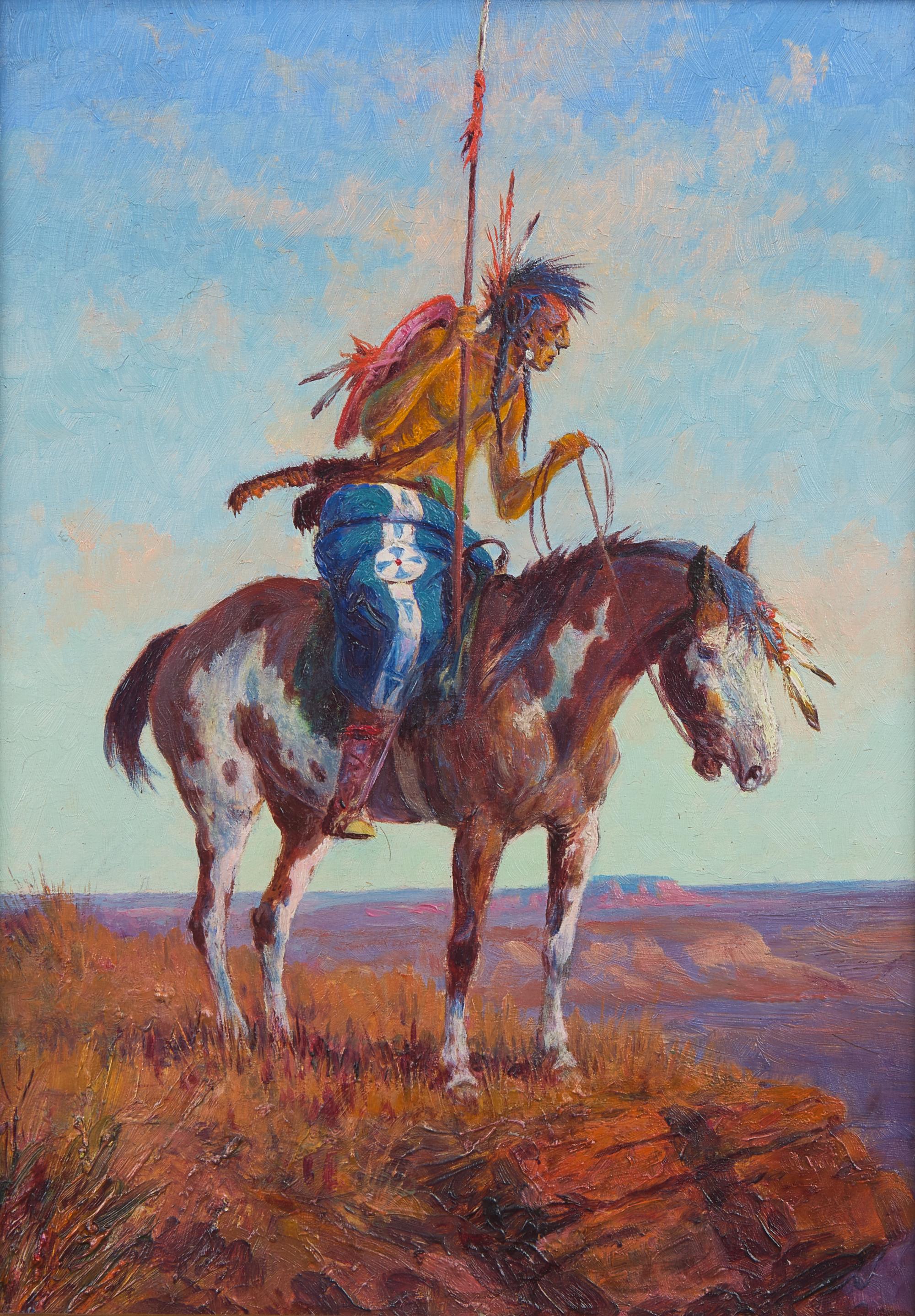 Olaf C. Seltzer (American, 1877-1957) — Indian Rider