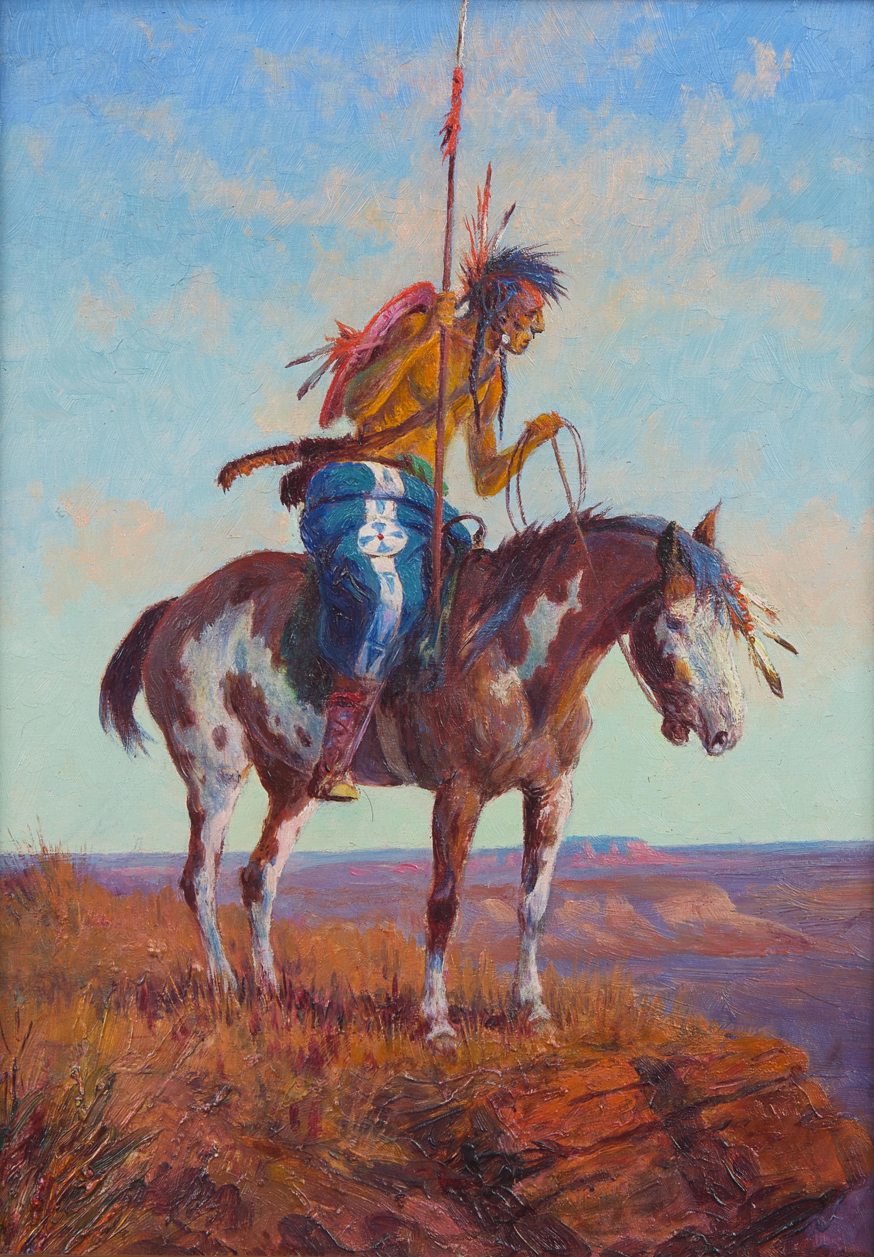 Olaf C. Seltzer (American, 1877-1957) — Indian Rider