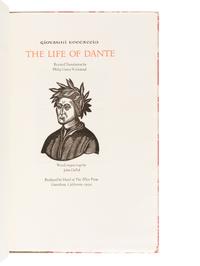 [ALLEN PRESS]. BOCCACCIO, Giovanni (1313-1375) The Life of Dante . Greenbrae, CA: The Allen Press, 1992.