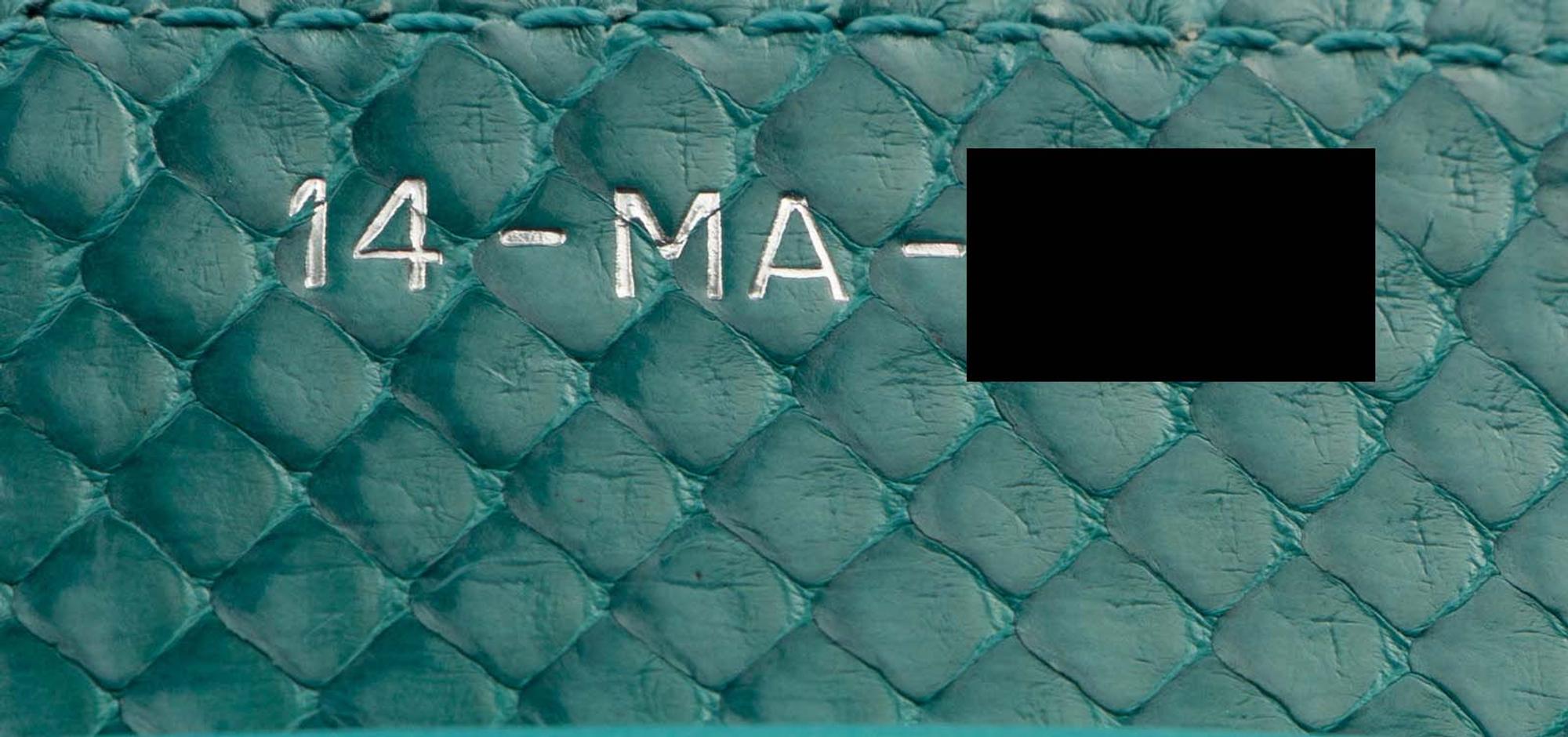Christian Dior Light Blue Python Small Lady Dior Bag, 2011
