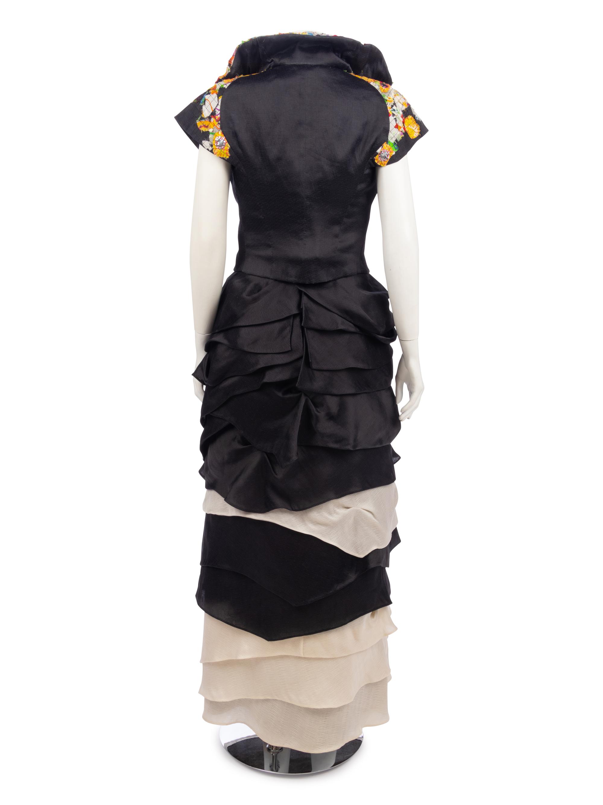 Four Designer Items, 1980-90s: Christian Lacroix, Leonard, Rena Lange & Carolina Herrera