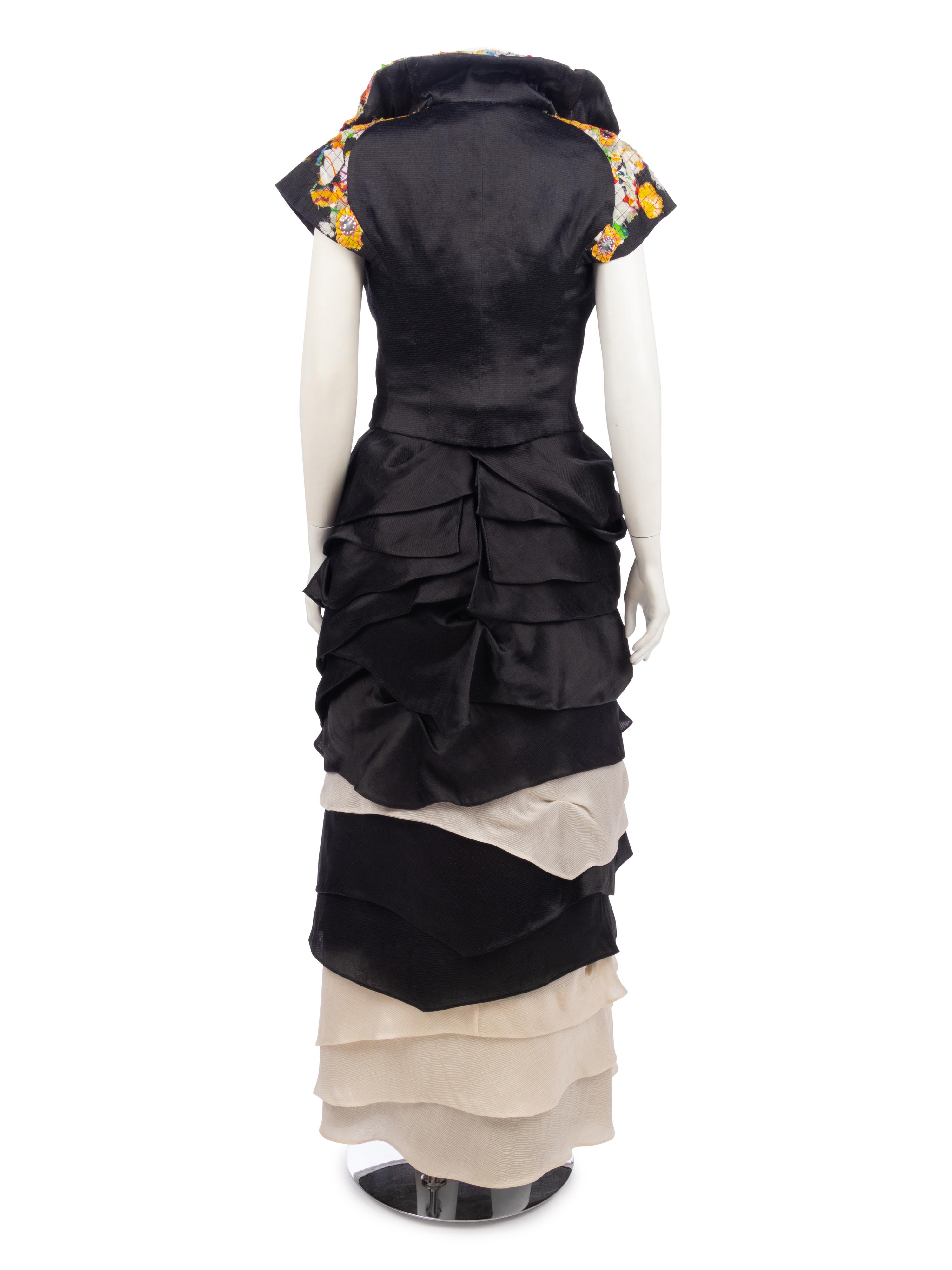 Four Designer Items, 1980-90s: Christian Lacroix, Leonard, Rena Lange & Carolina Herrera