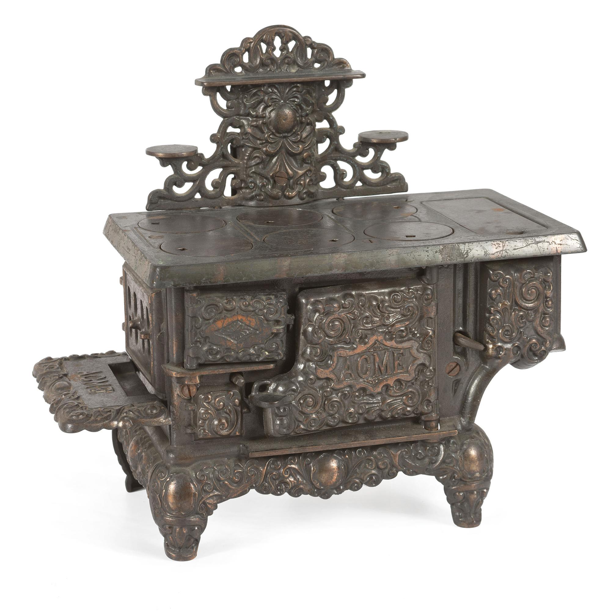 A Cast Iron Acme Child's Stove