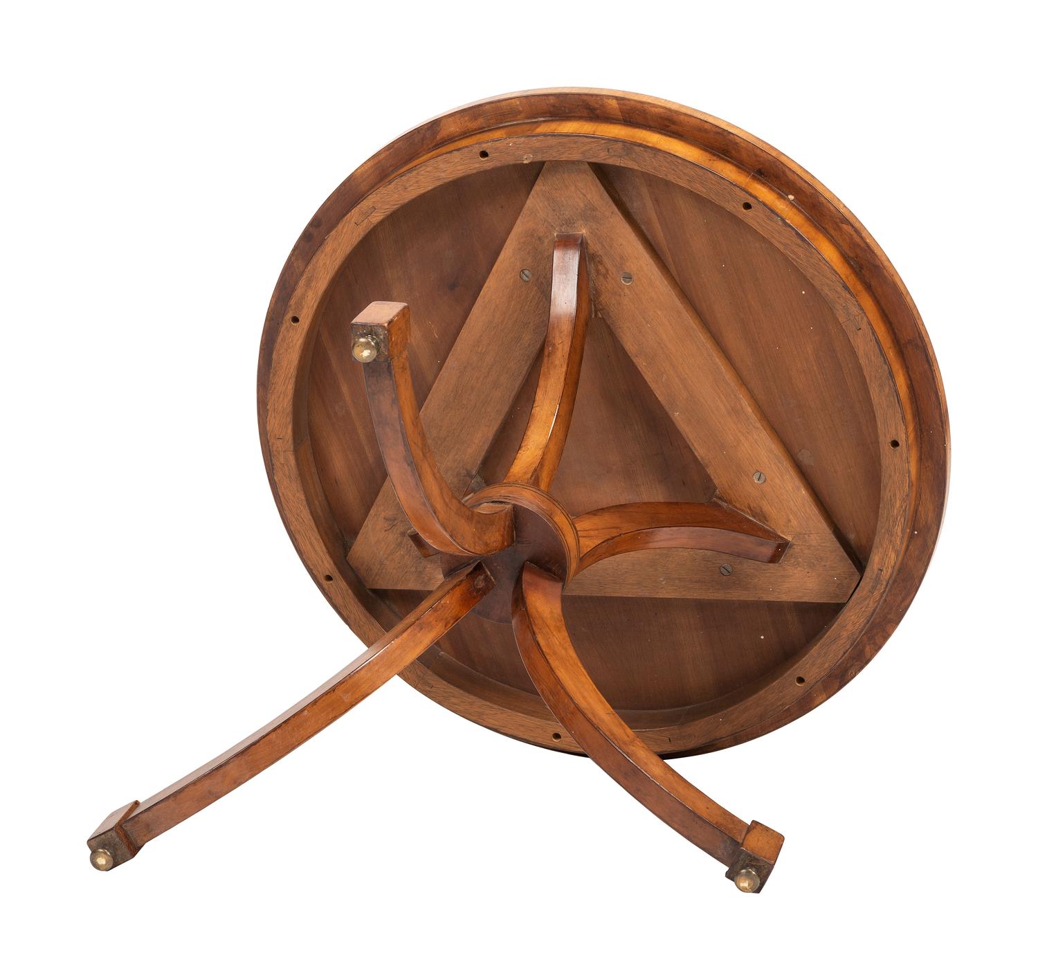 A Regency-Style Mahogany and Mixed Woods Table
