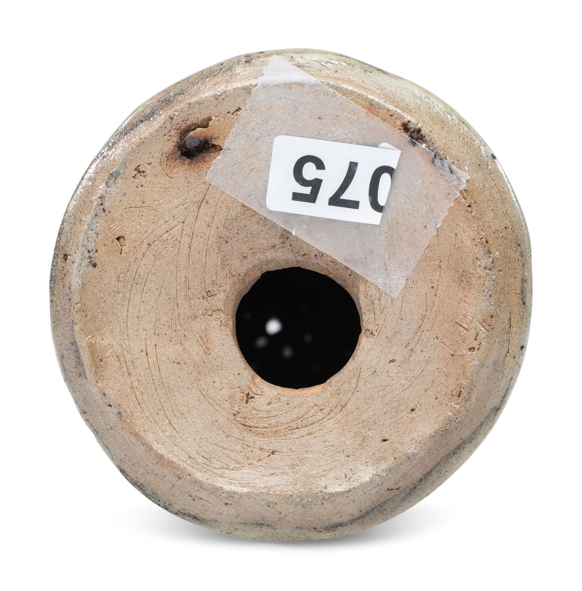 A Very Rare Stoneware Salt or Muffineer