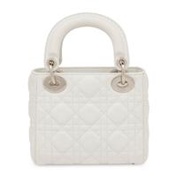 Christian Dior, Mini Lady Dior in White Leather
