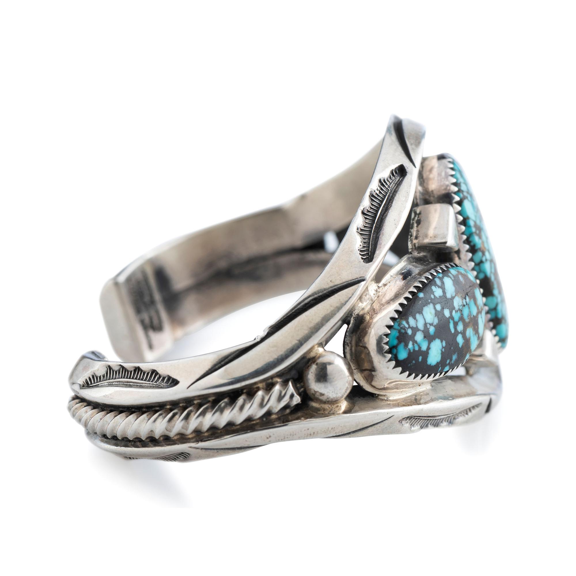 Sterling Silver and Turquoise Cuff Bracelet