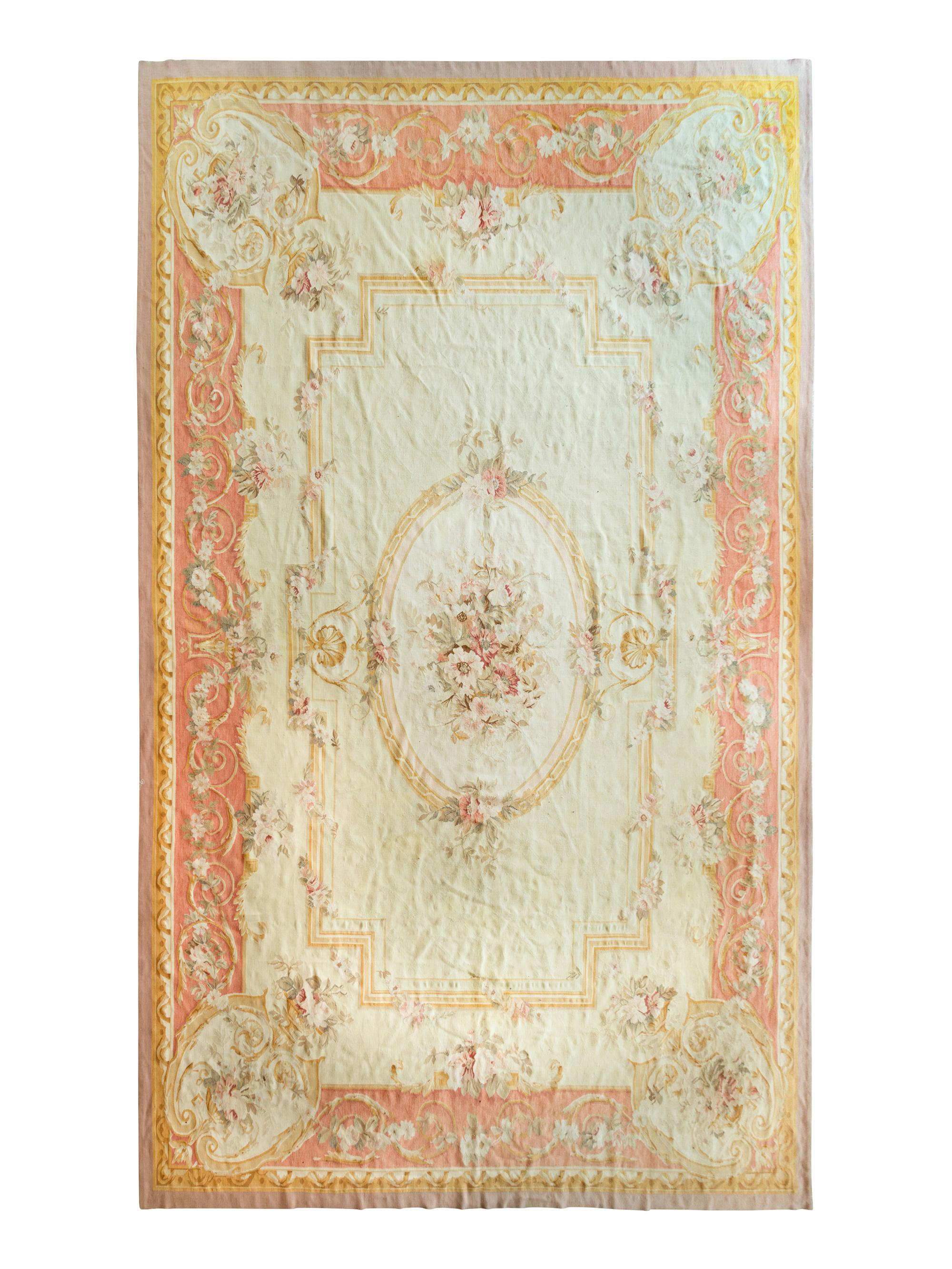 An Aubusson Style Wool Carpet