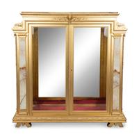 A Pottier and Stymus Giltwood and Onyx Cabinet — LATE 19TH CENTURY