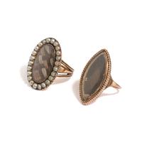 VICTORIAN, TWO YELLOW GOLD MOURNING RINGS