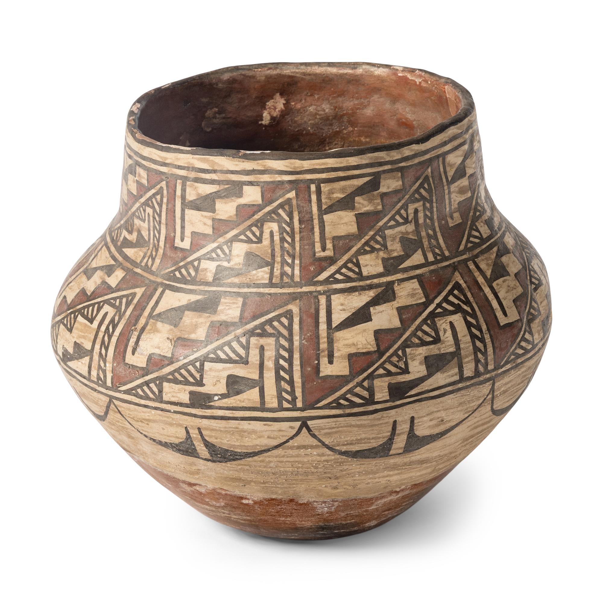 Zia Polychrome Pottery Jar