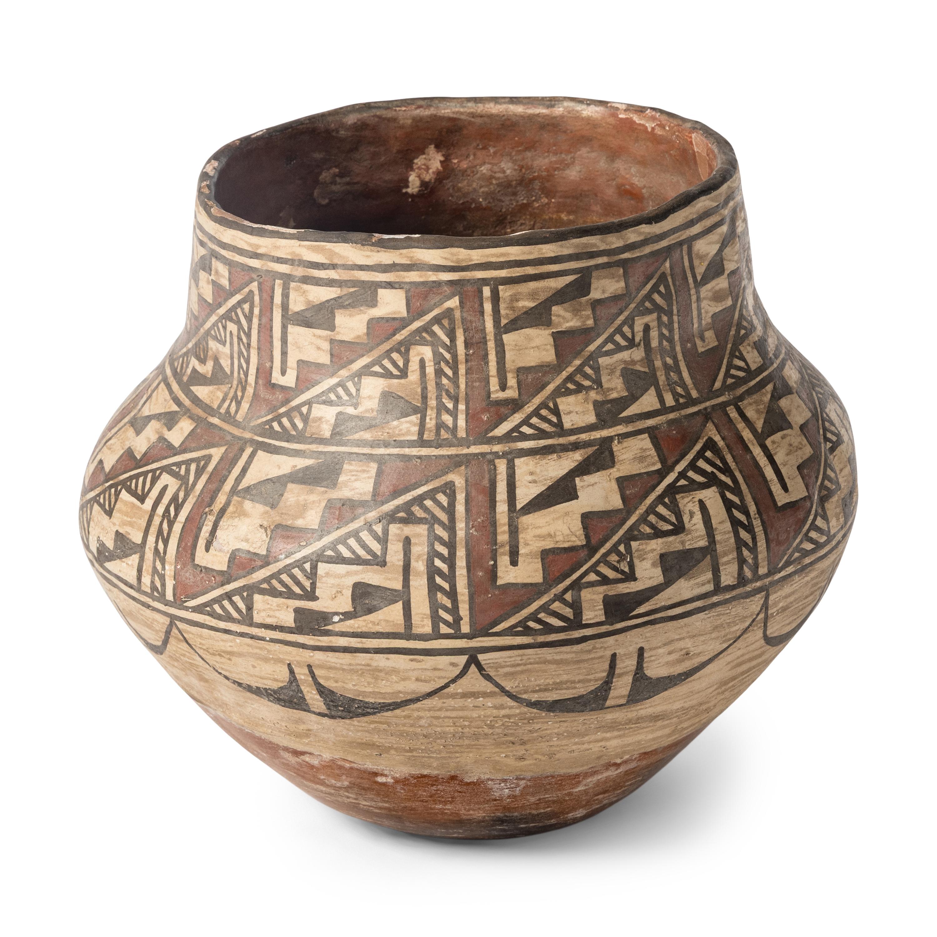 Zia Polychrome Pottery Jar